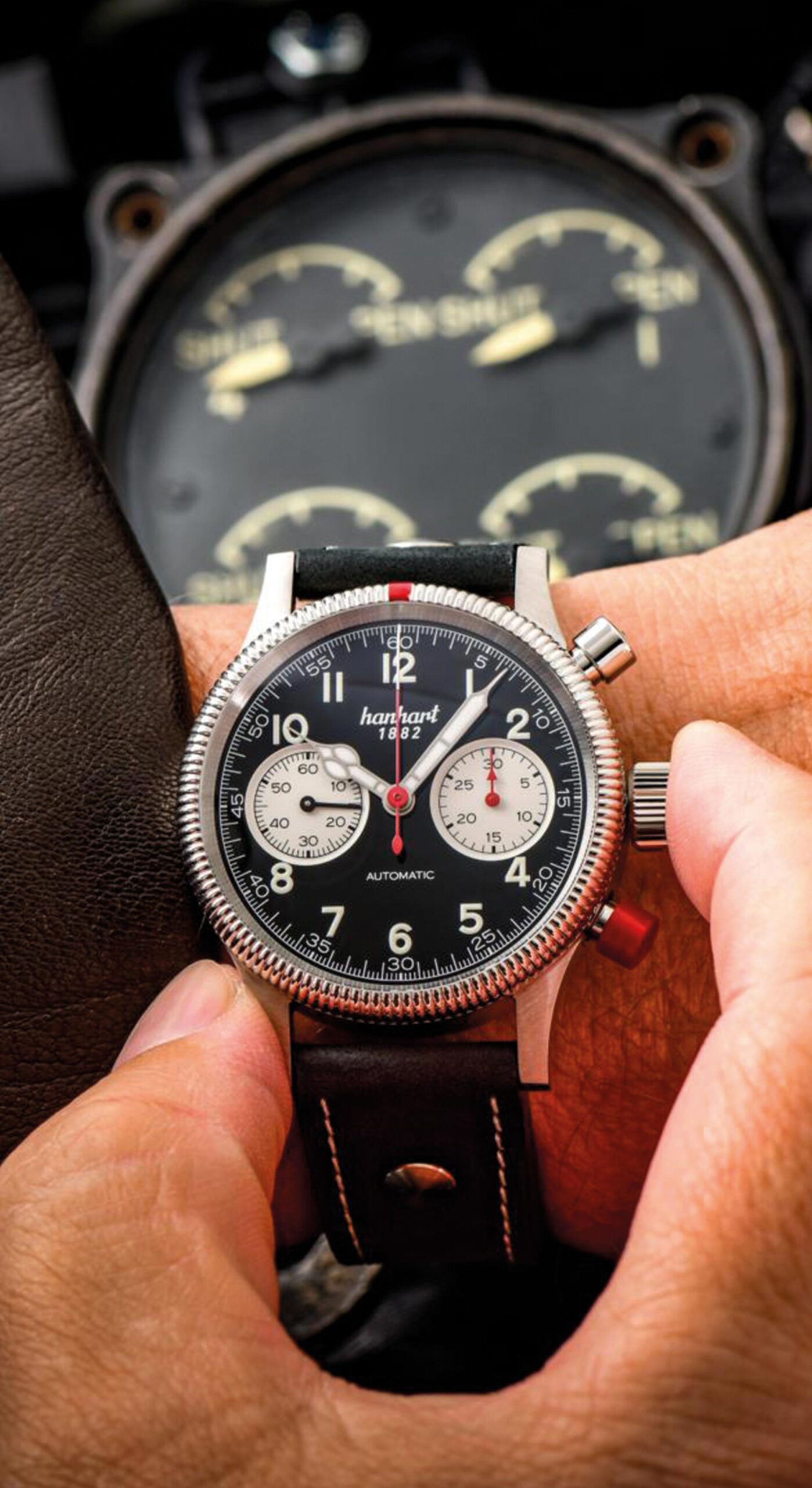 【HI-L R】ソルティック ラウンドフェイサー/40th Anniv. Hanhart PIONEER Mk II Reverse Panda, 40 mm kaufen | flomp89