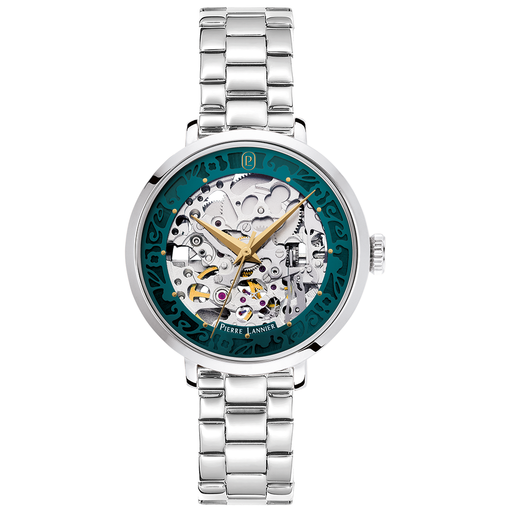 Damenuhr „Automatic“ – Silber Edelstahl
