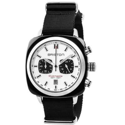 Clubmaster Sport Black Acetate- Chrono – White