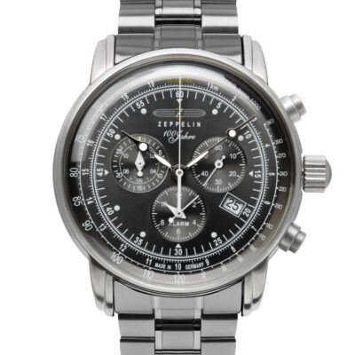 Chronograph „100 Jahre Zeppelin“ Quarz – Schwarz