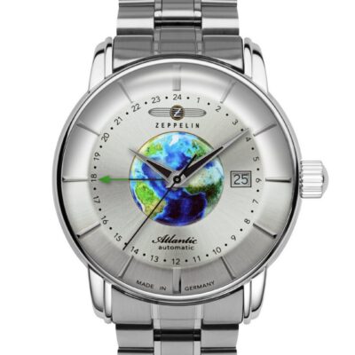 Atlantic Automatik GMT – Silber
