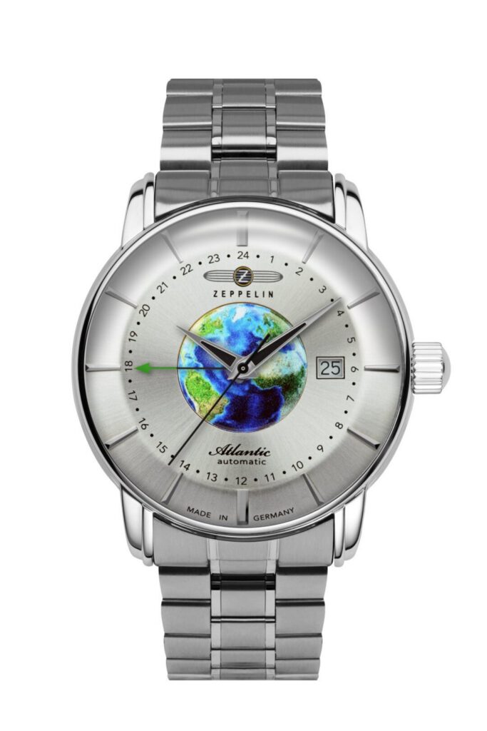 Atlantic Automatik GMT – Silber