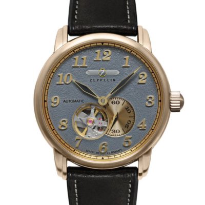 LZ127 Graf Zeppelin Automatik Open Heart – Grau