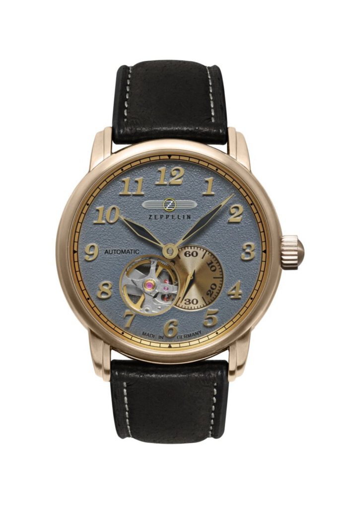 LZ127 Graf Zeppelin Automatik Open Heart - Grau
