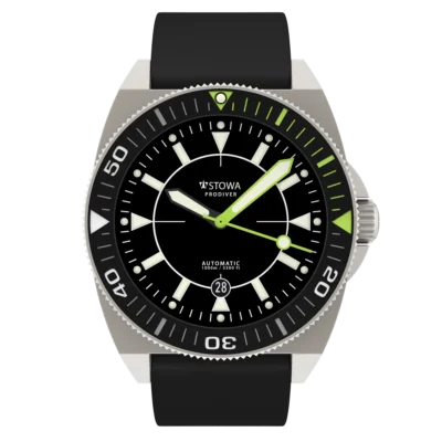 STOWA Prodiver Black Green Keramik – Frontansicht